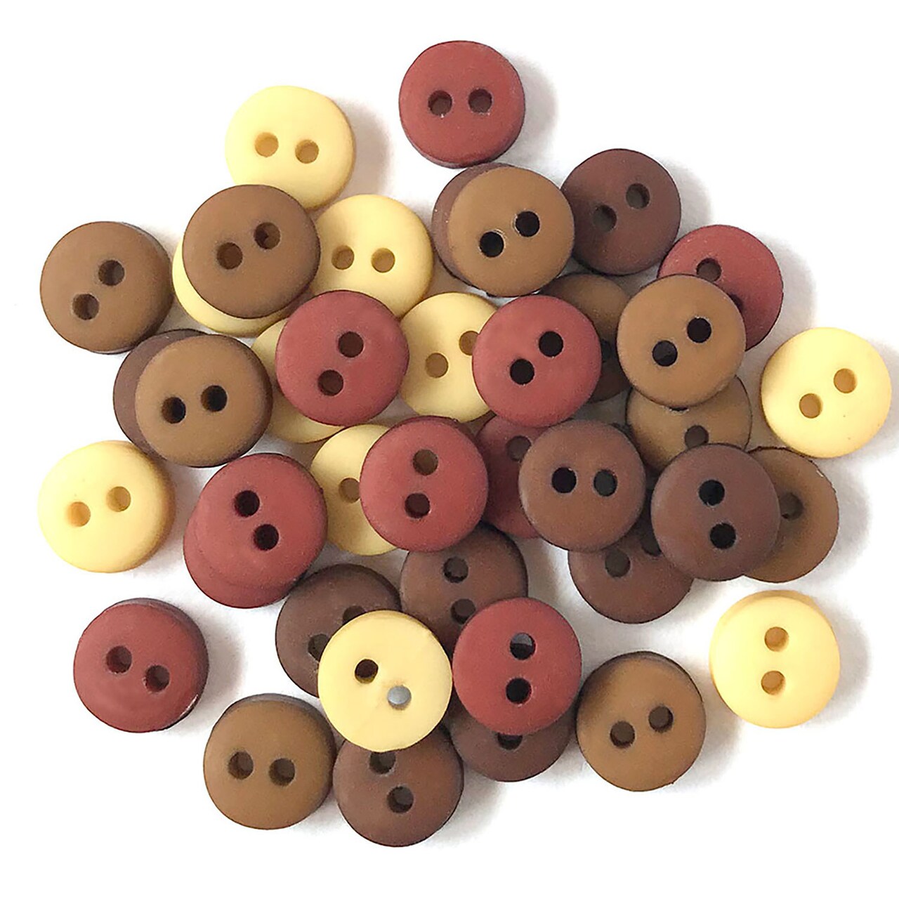 Buttons Galore and More Tiny Craft & Sewing Buttons - Assorted Colors - 105 Buttons